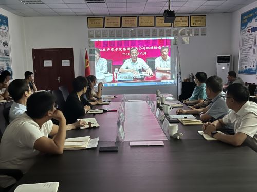 【河海水文】水發(fā)水控集團(tuán)黨委委員、紀(jì)委書記王高升到河海公司全面從嚴(yán)治黨、黨風(fēng)廉政建設(shè)專題調(diào)研 (1).jpg